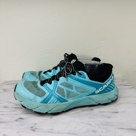 Scarpa Women's Spin 2.0 Trail Running Shoes Blue Size 8 - Picture 1 of 10